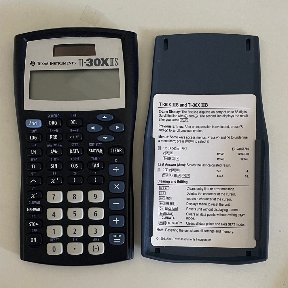 Texas Instruments Dark Blue Calculator